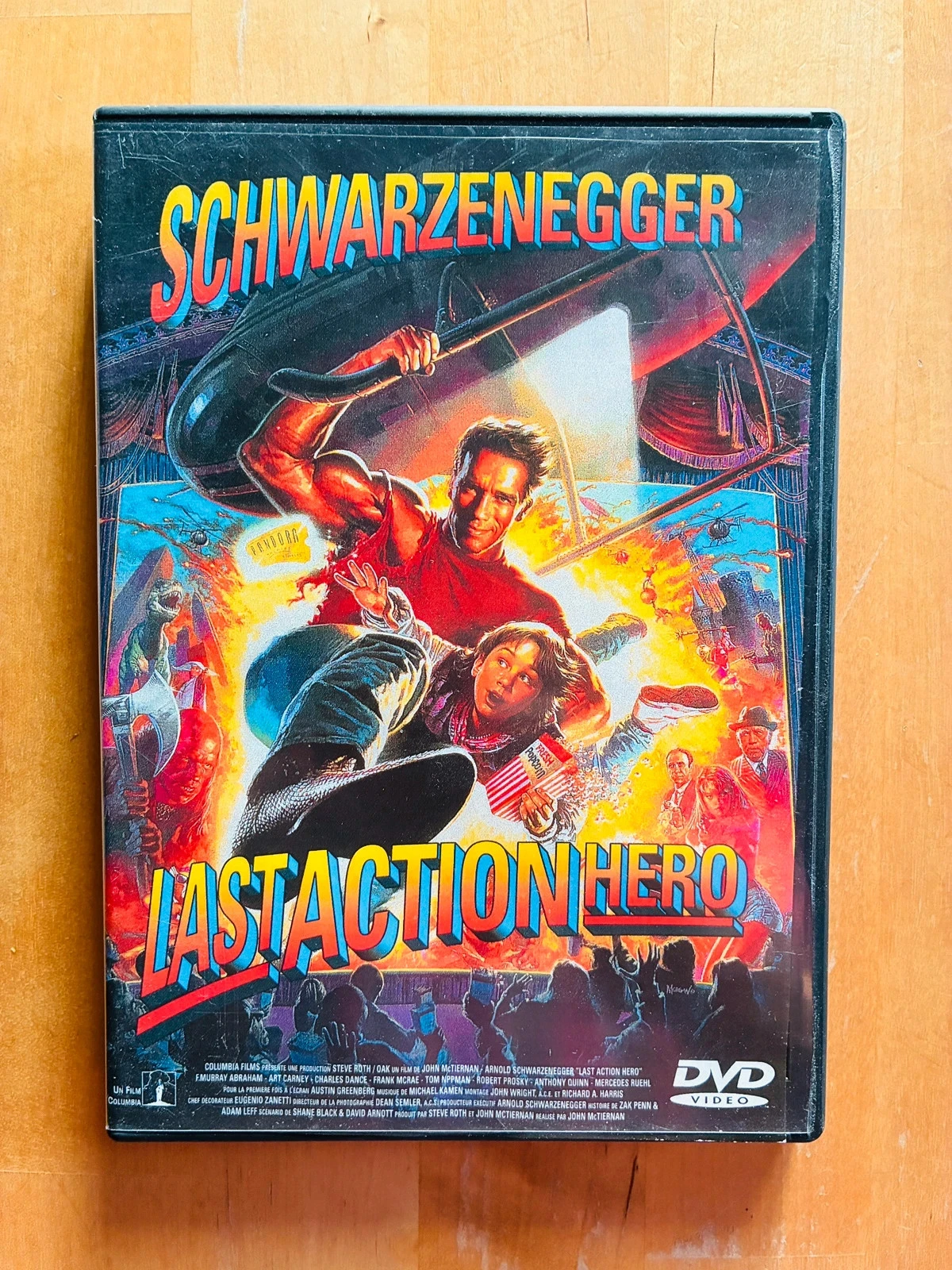 DVD Last Action Hero Arnold Schwarzenegger.